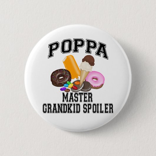 Kleinkind Bederver Oppa Ronde Button 5,7 Cm (Voorkant)