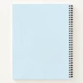 Kleinkind Doop Blauwe Lam Persoonlijk Notitieboek (Achterkant)