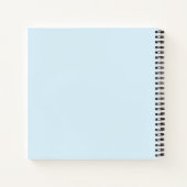 Kleinkind Doop Blauwe Lam Persoonlijk Notitieboek (Achterkant)