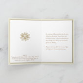 Kleinkind doop doop grootouder kaart (Binnen)