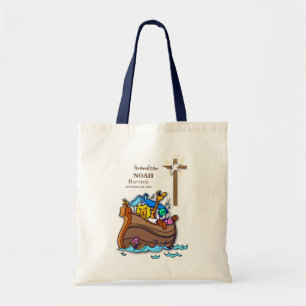 Kleinkind Doop Noachs Ark Persoonlijk Tote Bag