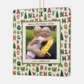 Kleinkind Foto Kerst Ornament (Links)