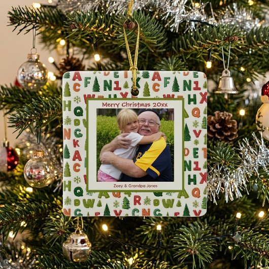 Kleinkind Foto Kerst Ornament
