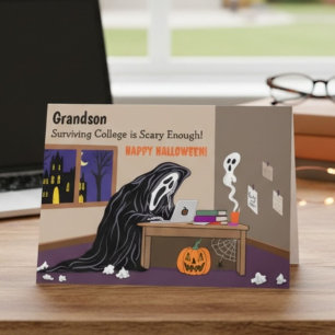 Kleinkind Grim Reaper gaat naar de universiteit me Kaart