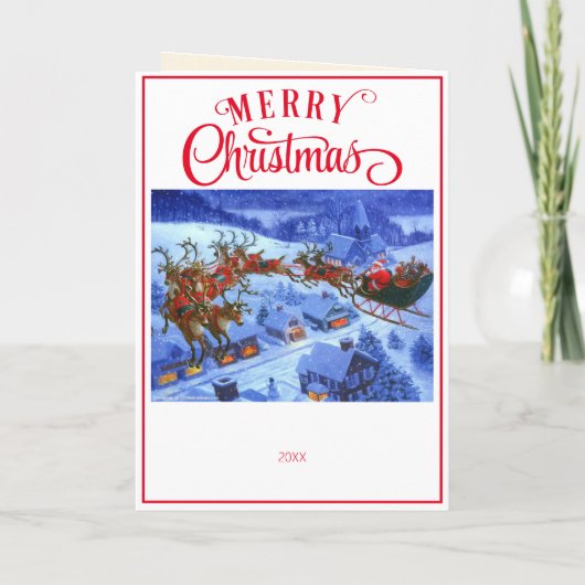 Kleinkind Jongen of Meisje Kerstmis Kaart Naam & D (Achterkant)