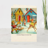 Kleinkind Naam Sinterklaas Kerstmis Personaliseren Feestdagen Kaart (Achterkant)