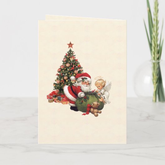 Kleinkind Naam Sinterklaas Kerstmis Personaliseren Feestdagen Kaart (Achterkant)