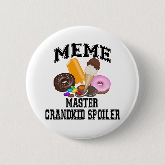 Kleinkind Spoiler Meme Ronde Button 5,7 Cm (Voorkant)