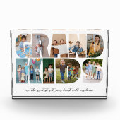 Kleinkinderen 9 Fotocollage, Cadeau voor grootoude Fotoblokken (Voorkant)