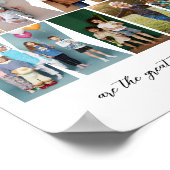 Kleinkinderen 9 Fotocollage, Cadeau voor grootoude Poster (Hoek)