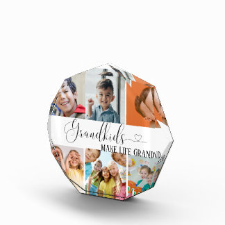 Kleinkinderen collage voor oma cadeau fotoblokken