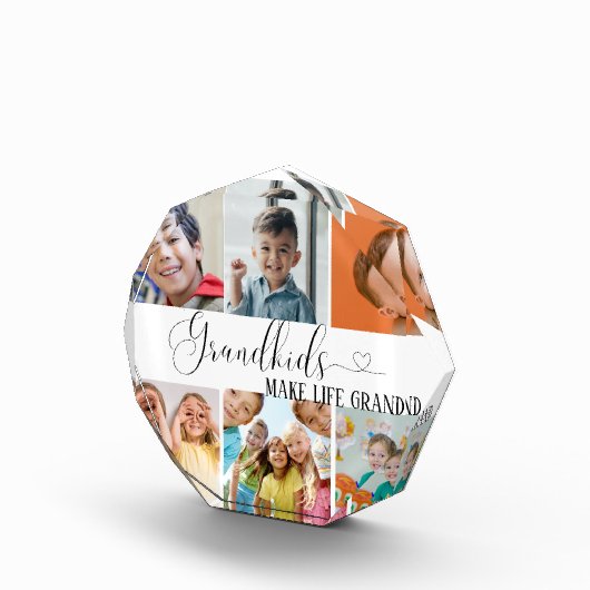 Kleinkinderen collage voor oma cadeau fotoblokken (Rechts)