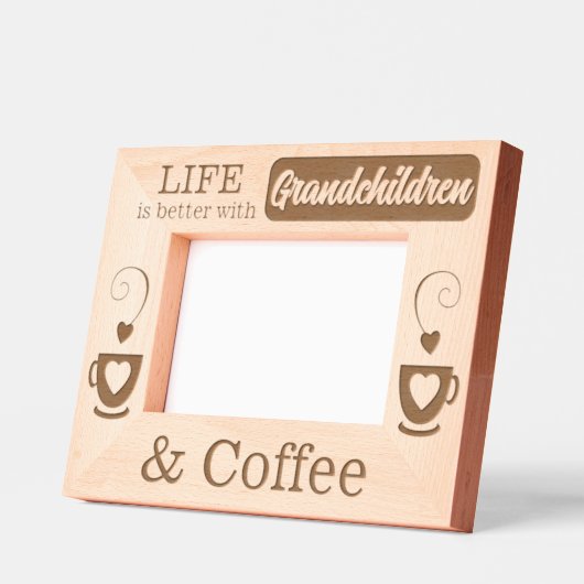 Kleinkinderen en koffie gegraveerde lijstjes (Links)