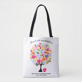 Kleinkinderen Familiestamboom |Elke Naam is Kostba Tote Bag
