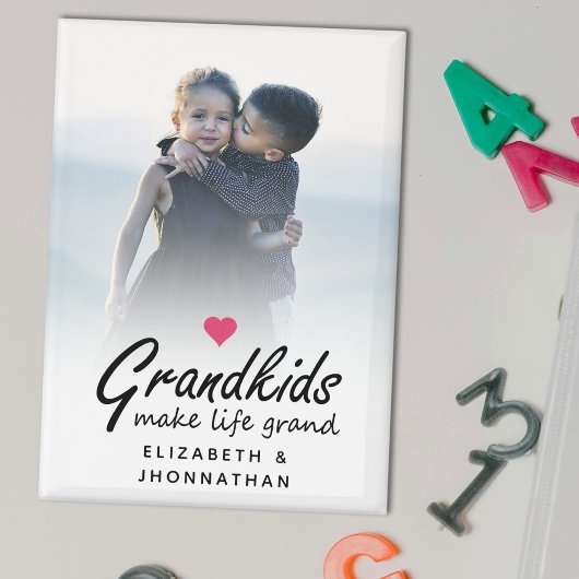 Kleinkinderen Foto Keepsake Grootouders Day Gift Magneet