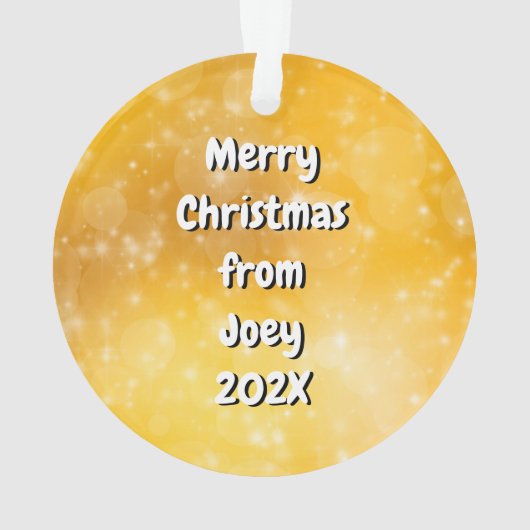 Kleinkinderen foto Ornament aandenken voor grootou (achterkant)