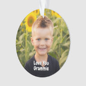 Kleinkinderen foto Ornament aandenken voor grootou (voorkant)