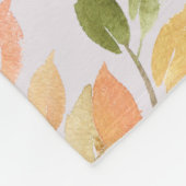 KLEINKINDEREN FOTOCADEAUS - HERFSTBLADEREN FLEECE DEKEN (Hoek)