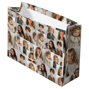 Kleinkinderen fotocollage groot cadeauzakje