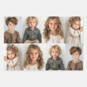 Kleinkinderen fotografische geschenken inpakpapier vel (Voorkant)