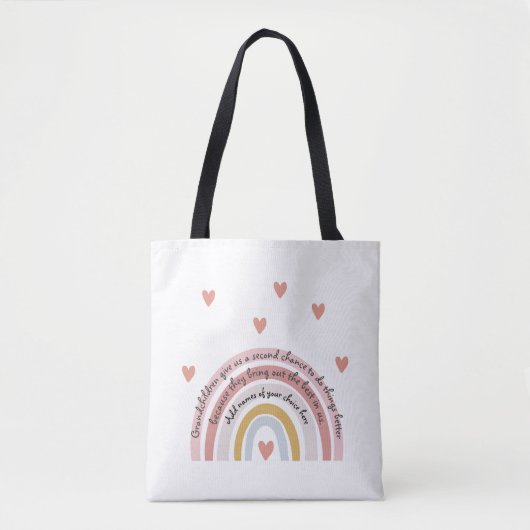 Kleinkinderen geven ons een tweede kans tote bag (Voorkant)