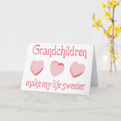 kleinkinderen kaart (Gele Bloem)