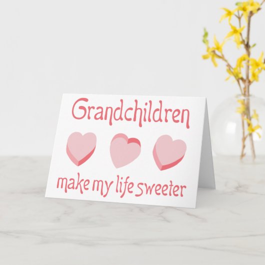 kleinkinderen kaart (Gele Bloem)