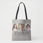Kleinkinderen maken het leven Grand 3 Photo Collag Tote Bag (Voorkant)