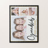 Kleinkinderen maken het leven Grand 4 foto geperso Legpuzzel (Verticaal)