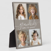 Kleinkinderen maken het leven Grand 4 Photo Collag Fotoplaat (Zijkant)