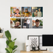 Kleinkinderen maken het leven Grand 6 foto cadeau  Poster (Thuiskantoor)