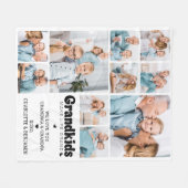 Kleinkinderen maken het leven Grand Custom 10 Phot Fleece Deken (Voorkant (Horizontaal))