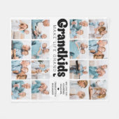 Kleinkinderen maken het leven Grand Custom 16 Phot Fleece Deken (Voorkant (Horizontaal))