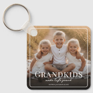 Kleinkinderen maken het leven grand Geschenk voor Sleutelhanger