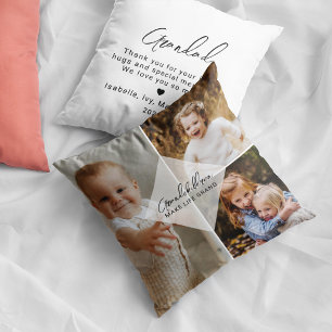 Kleinkinderen maken het leven grand Grandad 3 foto Kussen
