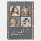 Kleinkinderen Maken Het Leven Grand Photo Collage Deken (Voorkant Verticaal)