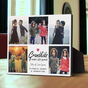 Kleinkinderen maken het leven Grand Photo Collage  Fotoplaat