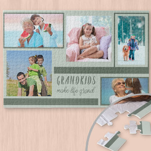 Kleinkinderen maken het leven grandioos groen 5 fo legpuzzel