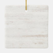 Kleinkinderen maken het leven groot kerstversierin keramisch ornament (Achterkant)