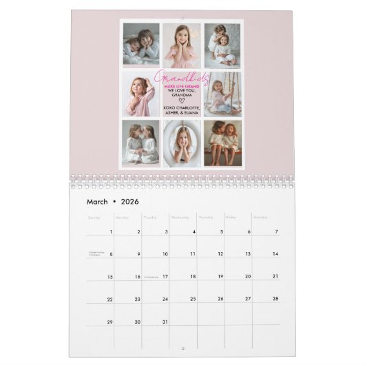Kleinkinderen Maken Het Leven Grootmoeder 8-Foto C Kalender (Mar 2026)
