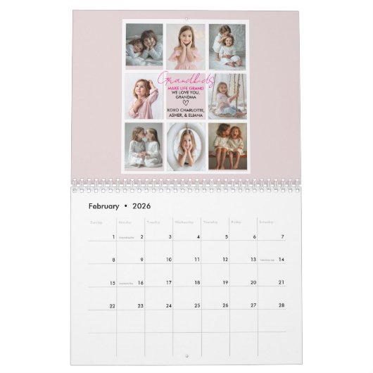 Kleinkinderen Maken Het Leven Grootmoeder 8-Foto C Kalender (Feb 2026)