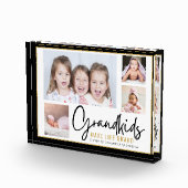 Kleinkinderen maken het leven Grootouders 4 Afbeel Fotoblokken (Rechts)