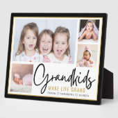 Kleinkinderen maken het leven Grootouders 4 Foto Fotoplaat (Zijkant)