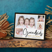 Kleinkinderen maken het leven Grootouders 4 Foto Fotoplaat (Zijkant)