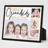 Kleinkinderen maken het leven Grootouders 4 Foto Fotoplaat (Zijkant)