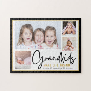 Kleinkinderen maken het leven Grootouders 4 Foto Legpuzzel