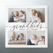 Kleinkinderen maken het leven groots | 4 Foto Magneet