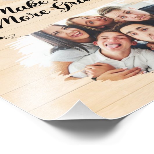 Kleinkinderen maken het leven meer Grand Custom Fa Foto Afdruk (Hoek)