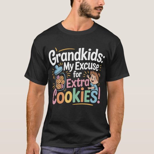 Kleinkinderen Mijn excuus voor extra koekjes! T-shirt (Voorkant)