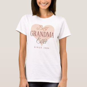 Kleinkinderen noemen jaren beste oma ooit T-shirt